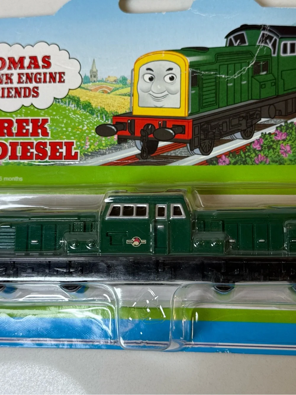 ERTL Thomas the Train Engine & Friends DEREK 2000 Diecast Card 65 FLAW
